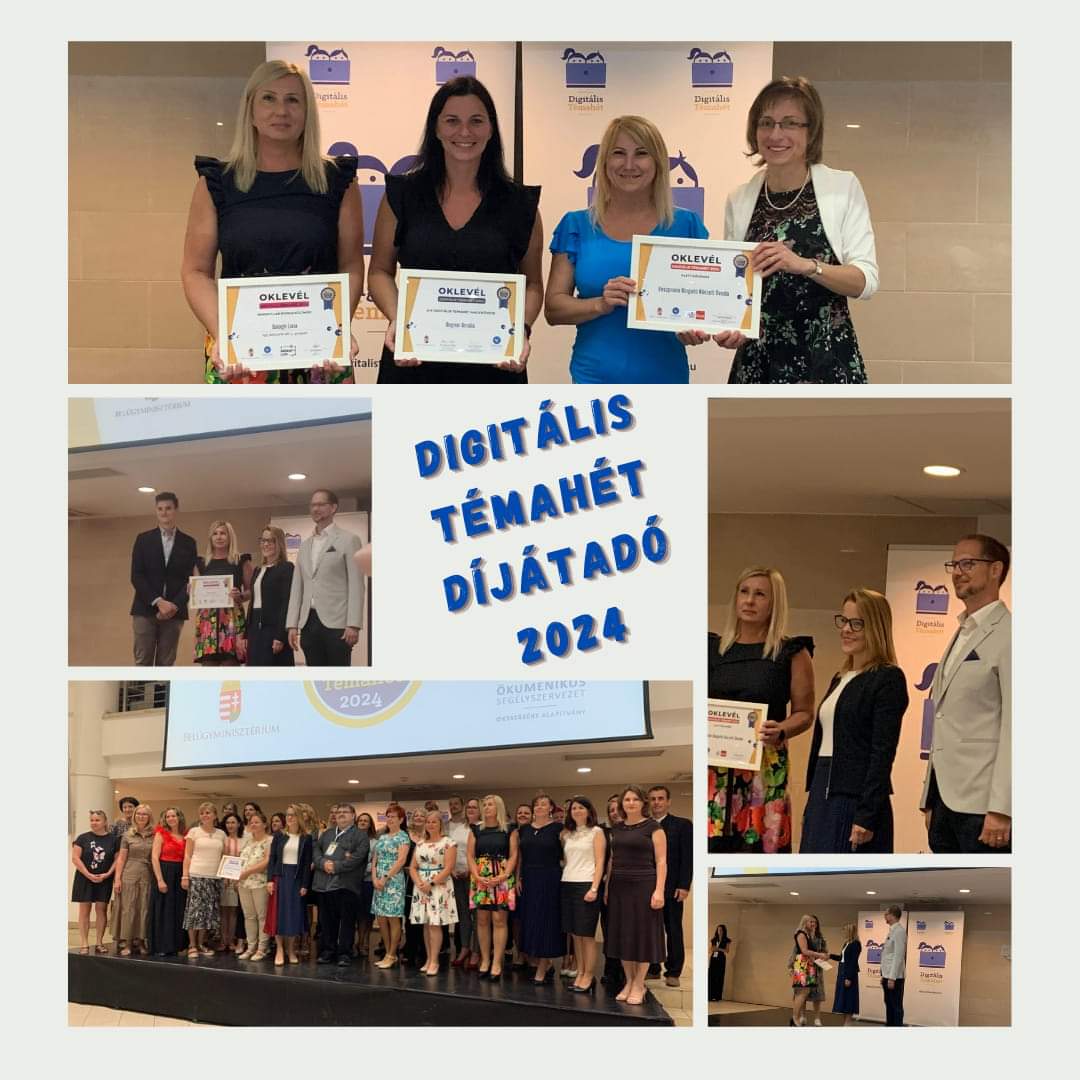 Díjazták a Digitális Témahét projektet